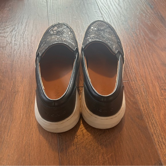 Vionic Dinora Boa Black & Snake Print Leather Platform Slip-on Sneaker US 7 - Picture 5 of 9